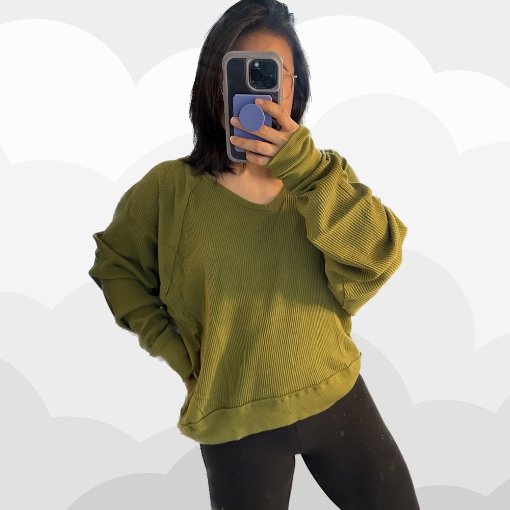 Free People - Santa Clara Thermal Long Sleeve in Ferngully